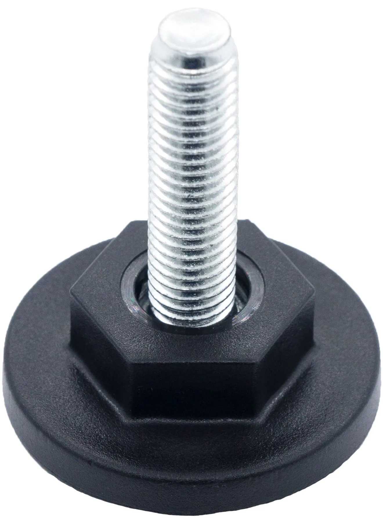 Опора резьбовая ОРУ43-10х45 усиленная под ключ, черная