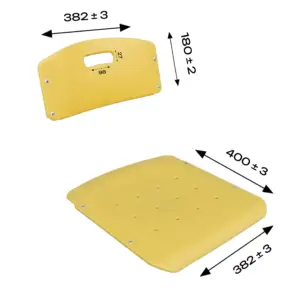 Комплект Plywood спинка, сиденье 400, цвет Жёлтый