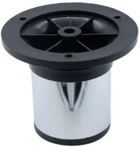 Регилируемая ножка дивана 50*0,8*60мм, хромированная