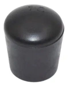 Заглушка пластиковая круглая Ø10 мм, наружная, белая