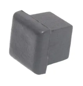 Заглушка для труб квадратного сечения 10х10 мм, черная