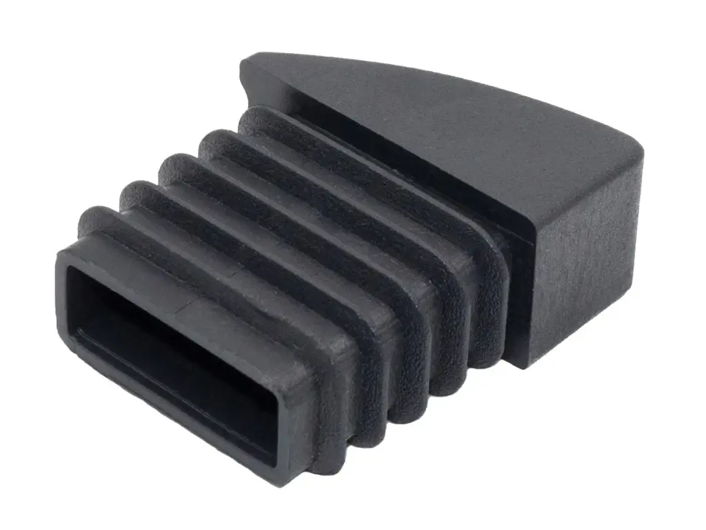 Заглушка пласт. внутр.прямоугольная 15х30 наклон, черная