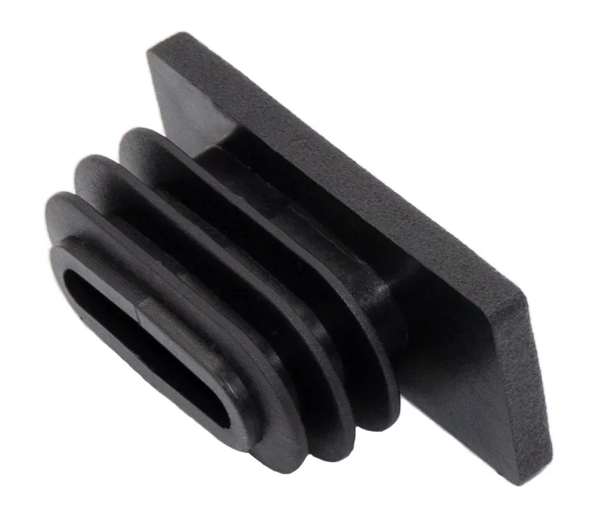 Заглушка пластиковая прямоугольная для труб 15х35, белая