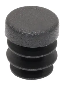 Заглушка круглая Ø16 мм, практичная с плоской шляпкой, белая