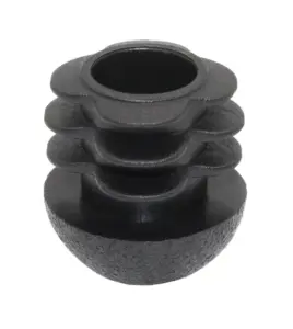 Заглушка НОВАЯ круглая Ø16 мм, сферическая для труб стенкой 0,8-2 мм, серая