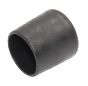 Заглушка пластиковая круглая для труб Ø18, наружная, черная