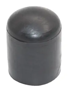Заглушка опора наружная для труб Ø18 мм, сферическая, серая