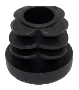 Заглушка НОВАЯ круглая Ø18 мм, для труб стенкой 0,5-2,5 мм, практичная, белая 9010