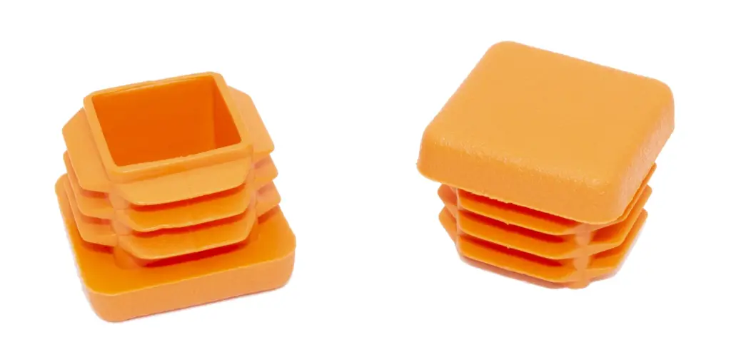 Заглушка квадратная для труб 20х20 мм, графитовый серый