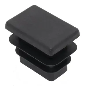 Заглушка прямоугольная 20х30, практичная, серая RAL 7040