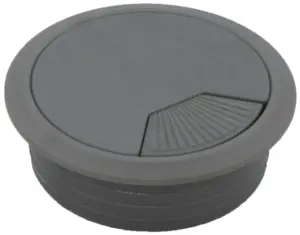 Заглушка D60*22мм ABS серебро-серая