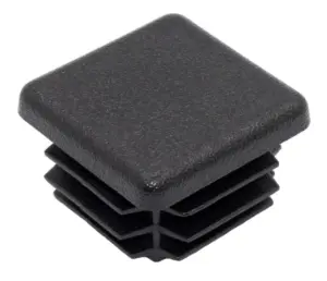 Заглушка квадратная для труб 30х30 мм, темно-серая RAL7016