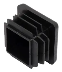 Заглушка квадратная для труб 30х30 мм, серая