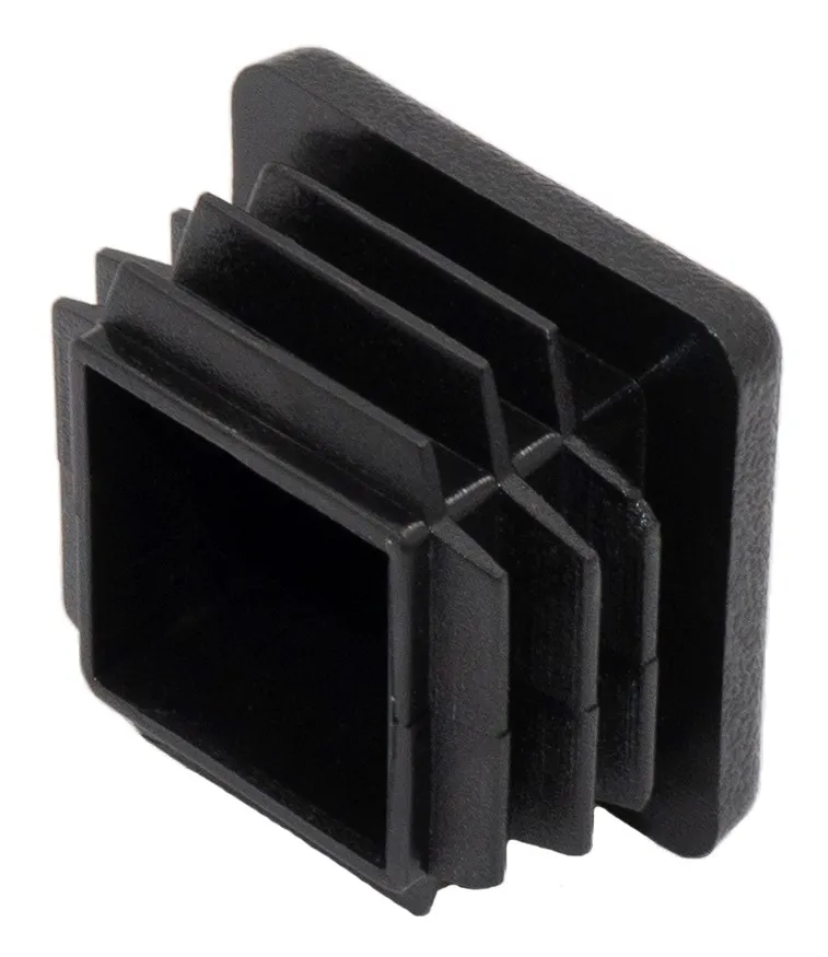 Заглушка квадратная для труб 30х30 мм, серая