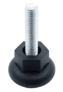 Опора резьбовая ОР38-10х45 под ключ,черная