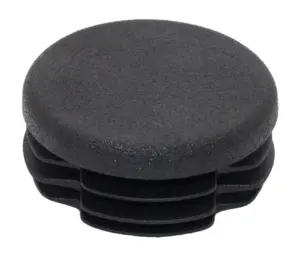 Заглушка круглая для труб Ø40 мм, стенка трубы 1.0-4.0 мм, практ., молочно-белая RAL9010