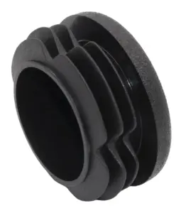 Заглушка круглая для труб Ø40 мм, стенка трубы 1.0-4.0 мм, практ., молочно-белая RAL9010