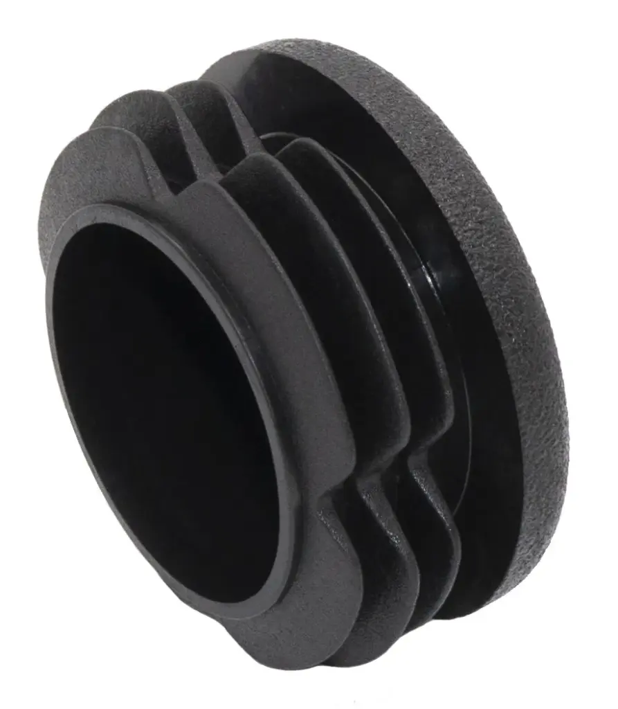 Заглушка круглая для труб Ø40 мм, стенка трубы 1.0-4.0 мм, практ., молочно-белая RAL9010