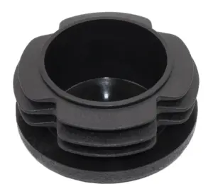 Заглушка круглая для труб Ø40 мм, стенка трубы 1.0-4.0 мм, практ., молочно-белая RAL9010