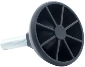 Опора резьбовая ОРШ49-10х45 шарнирная, серая