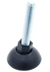 Опора резьбовая ОРШ49-12х65 шарнирная, серая