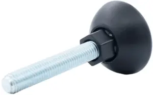 Опора резьбовая ОРШ49-12х65 шарнирная, серая