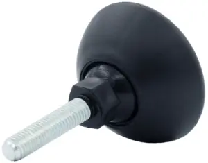 Опора резьбовая ОРШ49-8х35 шарнирная,черная