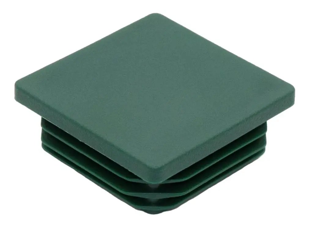 Заглушка квадратная для труб 50х50 мм, коричневая