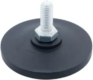 Опора резьбовая ОР60-8х15 поворотно-шарнирная, черная