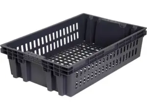 Евролоток пластиковый перфорированный черный, артикул 403.5