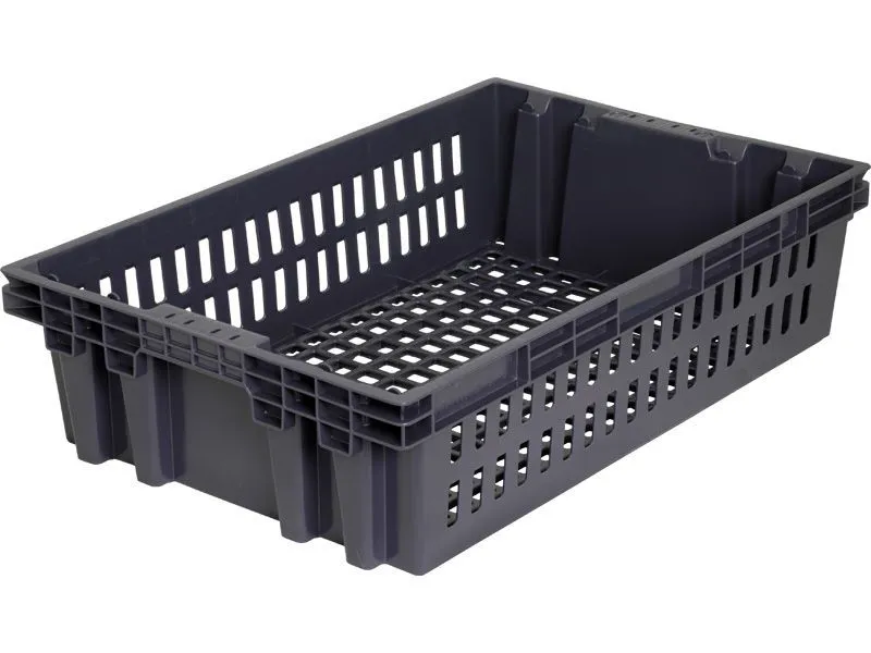Евролоток пластиковый перфорированный черный, артикул 403.5