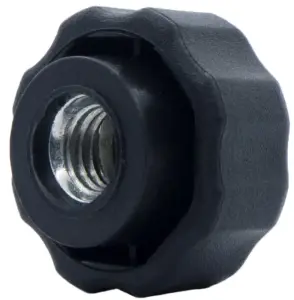 Барашек 25мм,М8 (комплект),черный