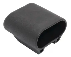 Опора наконечник пластиковый эстетичный для труб овального сеч. 20х40мм, желтый