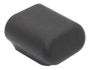 Опора наконечник пластиковый эстетичный для труб овального сеч. 20х40мм, желтый