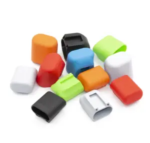 Опора наконечник пласт. для труб овальн. сеч. 30х50 мм, желто-зеленый трав. RAL6018