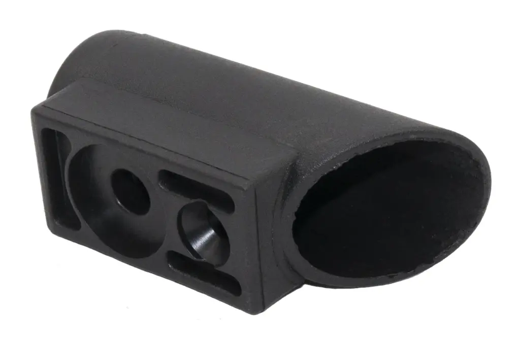 Опора наконечник D25, наруж., прямая, черная