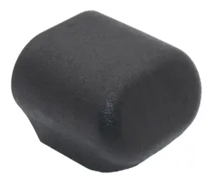 Опора наконечник пласт. для труб овальн. сеч. 30х50 мм, желто-зеленый трав. RAL6018