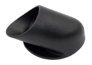 Опора наконечник круглая D32, наруж. угловая, черная