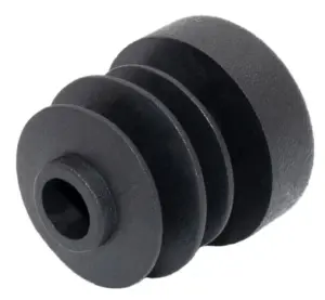 Заглушка пластиковая круглая Ø14 мм, внутренняя, черная