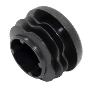 Заглушка для труб Ø25 мм, внутрення, полусферическая, черная