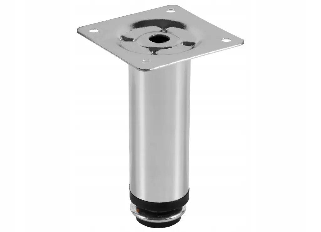 Ножка для дивана, 25х25х60 мм с пластиной 60х60х1,2 мм