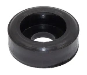 Подпятник пласт. основ. 15мм, под отв. 5мм потай., коричневый RAL8017