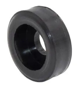 Подпятник пласт. основ. 15мм, под отв. 5мм потай., коричневый RAL8017