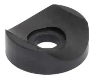 Подпятник (переходник соединитель) для трубы 22мм с основанием d22, белый