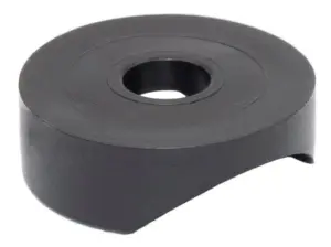 Подпятник (переходник соединитель) для трубы 22мм с основанием d22, белый