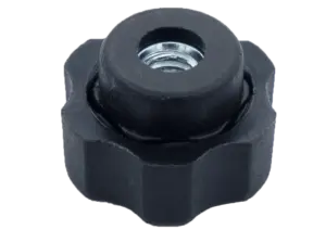 Барашек 21мм,М5 (комплект с гайкой),черный