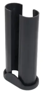 Переходник НОВЫЙ пласт. для овальных труб 20х40 в 25х45 стенкой 1-1,5мм, синий RAL 5002