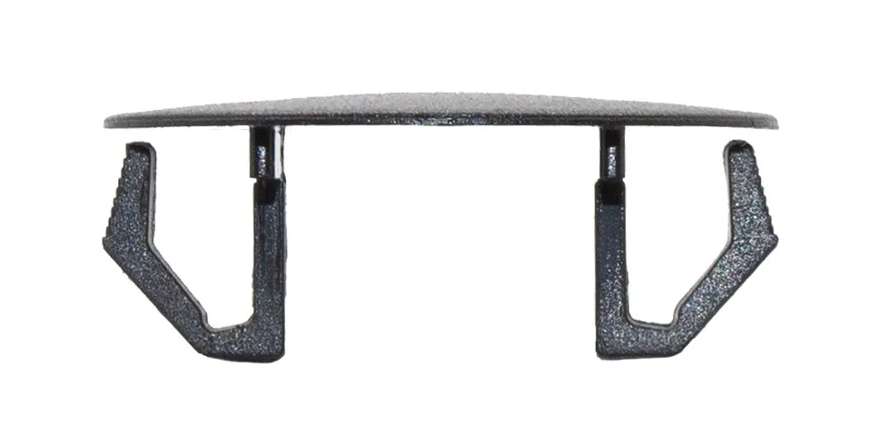 Заглушка пластиковая под отверстие d 27-33, ультратонкая шляпка Ø35, черная