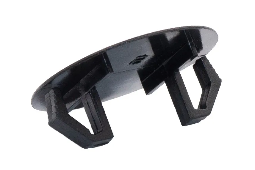 Заглушка пластиковая под отверстие d 27-33, ультратонкая шляпка Ø35, белая