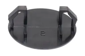 Заглушка пластиковая под отверстие d 27-33, ультратонкая шляпка Ø35, белая